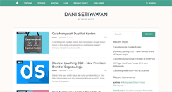 Desktop Screenshot of danisetiyawan.com