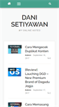 Mobile Screenshot of danisetiyawan.com